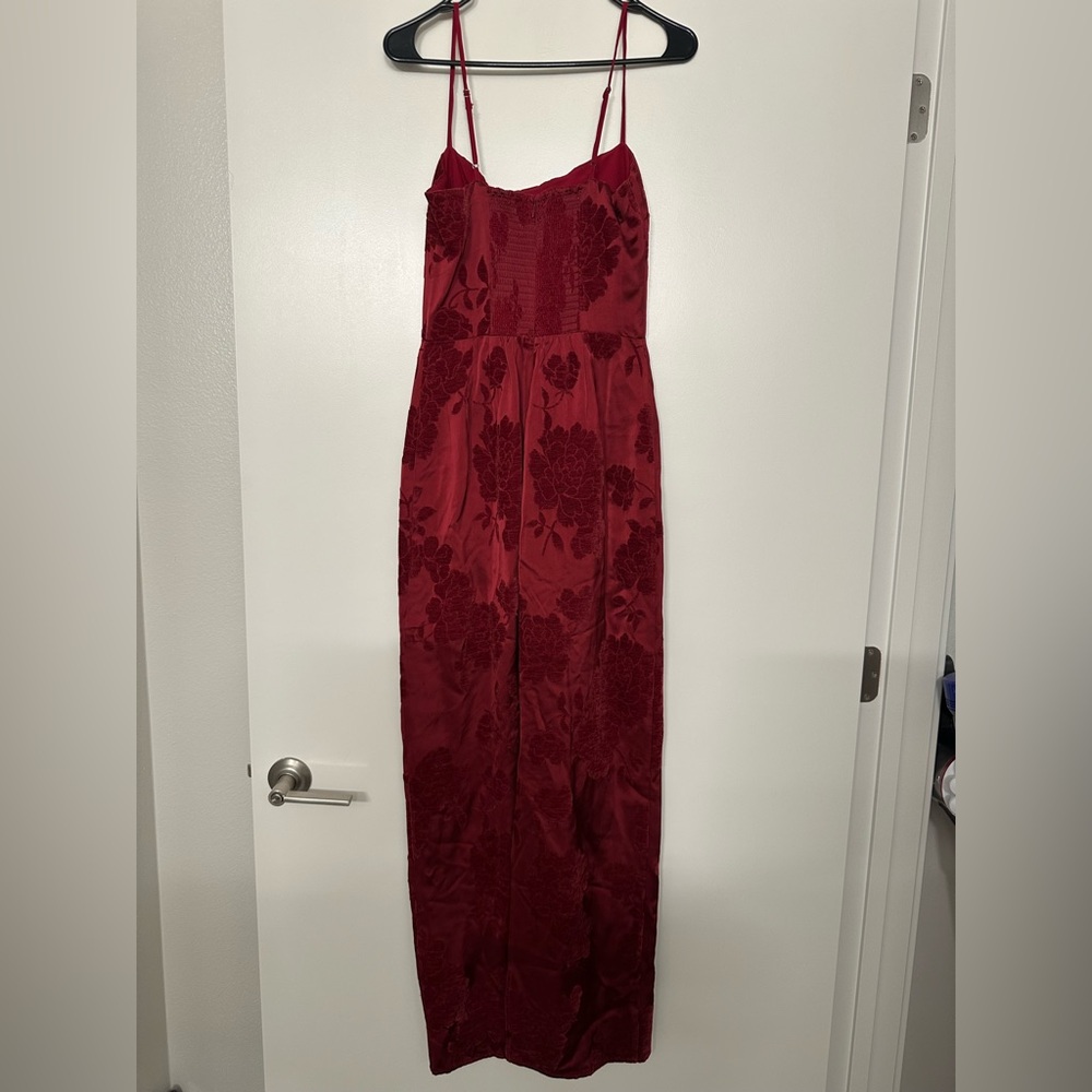 Reformation Frankie Red Scarlet Floral Dress - Picture 9 of 11
